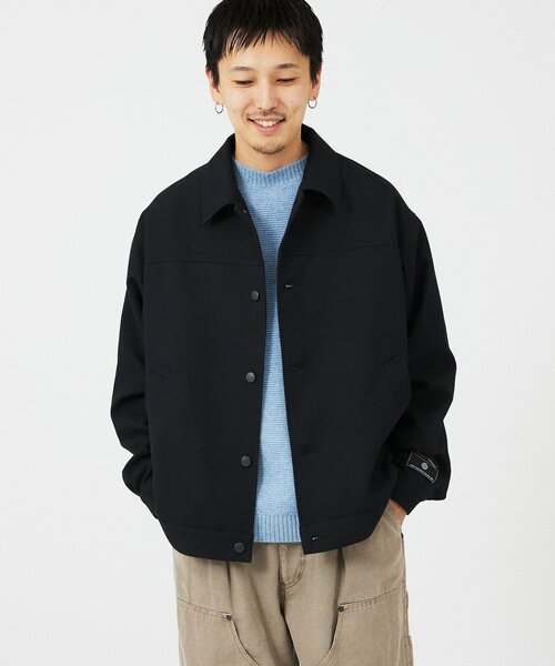 JOURNAL STANDARD relume（ジャーナルスタンダード　レリューム）の「TECH ツイード トラッカージャケット（その他アウター・メンズ・ネイビー/チャコールグレー/ブラック・MEDIUM/LARGE）」の15枚目の写真