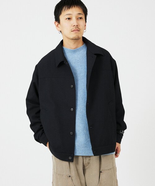 JOURNAL STANDARD relume（ジャーナルスタンダード　レリューム）の「TECH ツイード トラッカージャケット（その他アウター・メンズ・ネイビー/チャコールグレー/ブラック・MEDIUM/LARGE）」の14枚目の写真