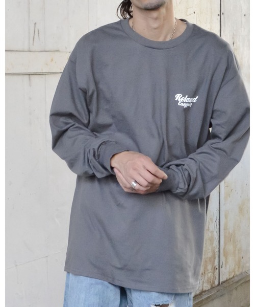 MODISH GAZE(モディシュガゼ)の「スモーキングガール RelaxedロンT(Tシャツ/カットソー・メンズ・ブラック/アッシュ/スミクロ・MEDIUM/LARGE/X-LARGE)」の13枚目の写真