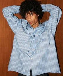 Utility Long Sleeve Silk Shirt/ユーティリティロングスリーブシルクシャツ