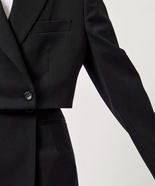 JOHN LAWRENCE SULLIVAN（ジョンローレンスサリバン）の「【JOHN LAWRENCE SULLIVAN/ジョンローレンスサリバン】WOOL SEPARATE JACKET（その他アウター・レディース・グレー/ブラック・S）」の10枚目の写真