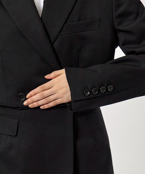 JOHN LAWRENCE SULLIVAN（ジョンローレンスサリバン）の「【JOHN LAWRENCE SULLIVAN/ジョンローレンスサリバン】WOOL SEPARATE JACKET（その他アウター・レディース・グレー/ブラック・S）」の11枚目の写真