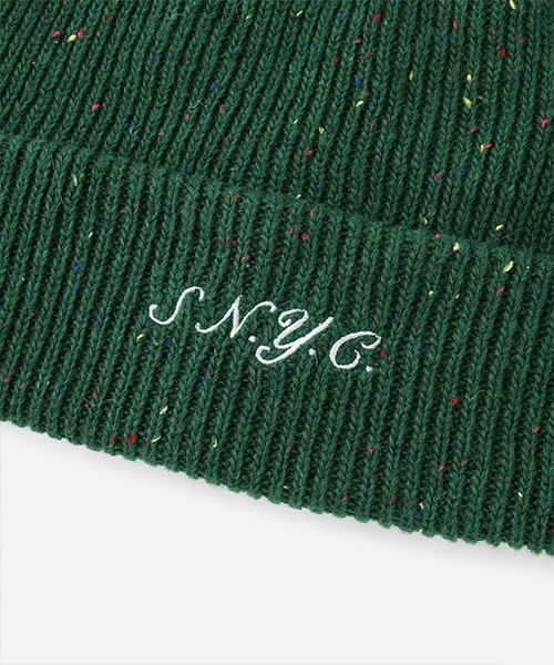 Saturdays NYC（サタデーズ ニューヨークシティ ）の「SNYC NEP BEANIE（ハット・メンズ・グリーン/ブラック・FREE）」の5枚目の写真