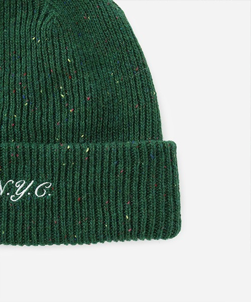 Saturdays NYC（サタデーズ ニューヨークシティ ）の「SNYC NEP BEANIE（ハット・メンズ・グリーン/ブラック・FREE）」の6枚目の写真