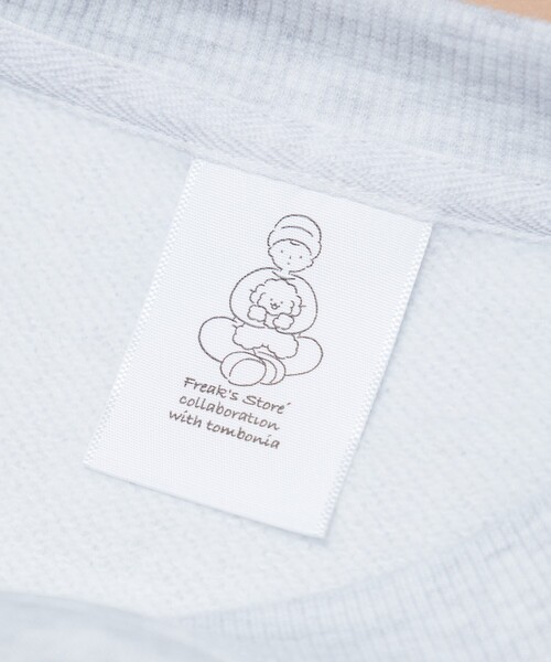 FREAK'S STORE（フリークスストア）の「yokopii × tombonia × FREAK'S STORE/トムボニア tombonia コラボアートスウェット（スウェット・レディース・ホワイト/ライトグレー・ﾌﾘ-）」の14枚目の写真