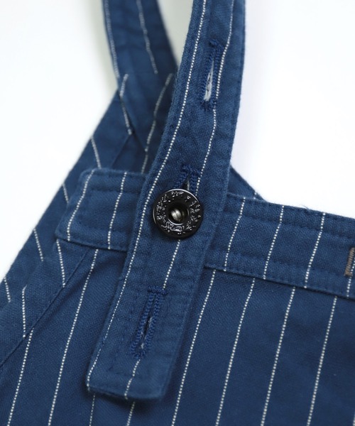 OMNIGOD（オムニゴッド）の「[OMNIGOD womens / オムニゴッド] ピンストライプオックスフォード スリーブレスドレス（ジャンパースカート・レディース・ネイビー/アイボリー・FREE）」の14枚目の写真