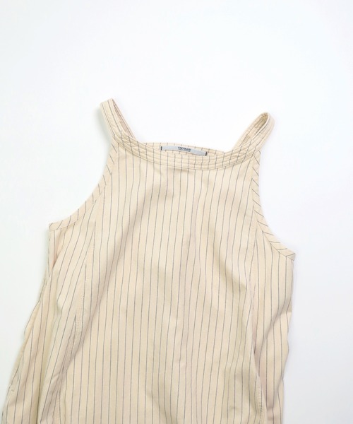 OMNIGOD（オムニゴッド）の「[OMNIGOD womens / オムニゴッド] ピンストライプオックスフォード スリーブレスドレス（ジャンパースカート・レディース・ネイビー/アイボリー・FREE）」の18枚目の写真