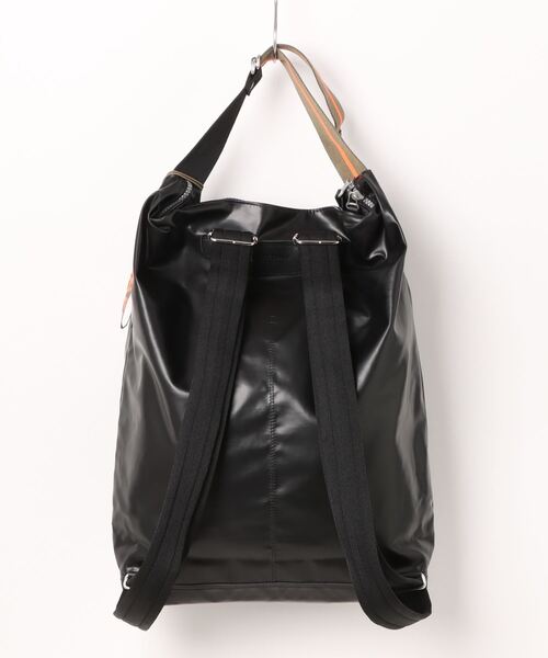 Jack Gomme(ジャックゴム)の「【JACK GOMME/ジャックゴム】 2WAY バックパック リュック トートバッグ(ショルダーバッグ・レディース・カーキ/アイボリー/ブラック/マスタード・FREE)」の5枚目の写真