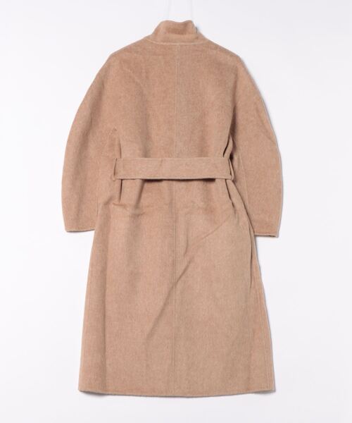 ELOOPS(イーループス)の「【ELOOPS】ウールブレンド コクーンロングコート(トレンチコート・レディース・チャコールグレー/キャメル・FREE)」の6枚目の写真