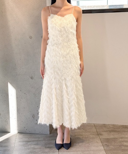 JENNE(ジェンヌ)の「日本製ジャガードドレス(ワンピース・レディース・アイボリー/スモーク・SMALL/MEDIUM/LARGE)」の11枚目の写真
