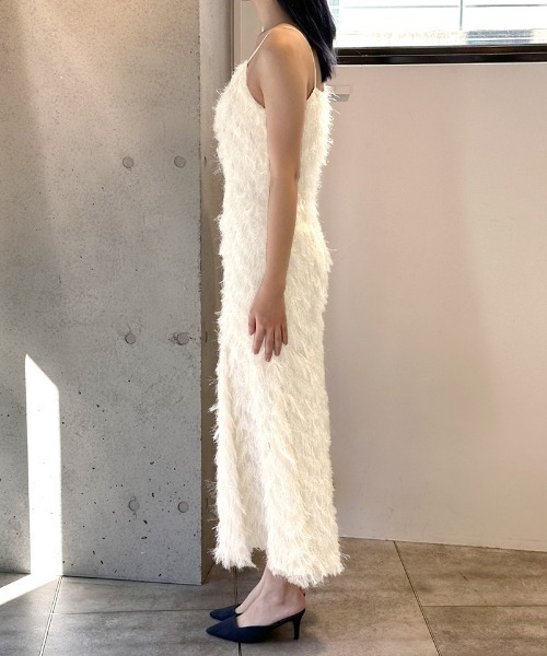 JENNE(ジェンヌ)の「日本製ジャガードドレス(ワンピース・レディース・アイボリー/スモーク・SMALL/MEDIUM/LARGE)」の12枚目の写真