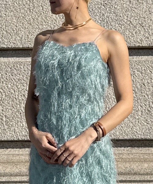 JENNE(ジェンヌ)の「日本製ジャガードドレス(ワンピース・レディース・アイボリー/スモーク・SMALL/MEDIUM/LARGE)」の16枚目の写真