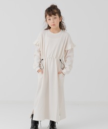 JAM & LINK（ジャムアンドリンク）の「ワッフル 長袖ロングワンピース（ワンピース）」