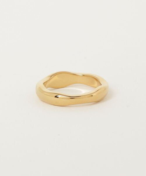 AKEL(アケル)の「【AKEL】アケル/4mm ウェーブリング/金属アレルギー対応リング(サージカルステンレス)(リング・レディース・シルバー/ゴールド・#9/#11/#13)」の6枚目の写真