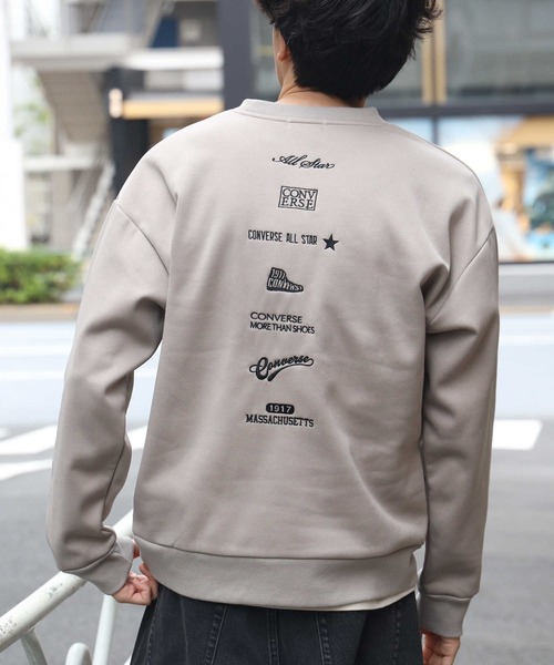 CONVERSE】ダンボールプリント クルースウェット（スウェット