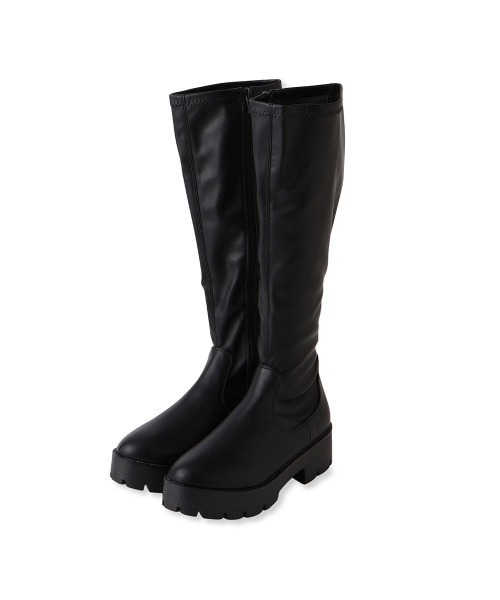 【セール】裏ファー仕様厚底ロングブーツ(その他シューズ)|ketty cherie(ケティシェリー)