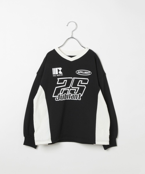 10C REPIPI（ジューシーレピピ）の「【10C REPIPI】ハイショクGAMEトップス（Tシャツ/カットソー・キッズ・ブラック/ホワイト/レッド・110cm/120cm/130cm）」の2枚目の写真