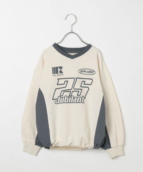 10C REPIPI（ジューシーレピピ）の「【10C REPIPI】ハイショクGAMEトップス（Tシャツ/カットソー・キッズ・ブラック/ホワイト/レッド・110cm/120cm/130cm）」の4枚目の写真