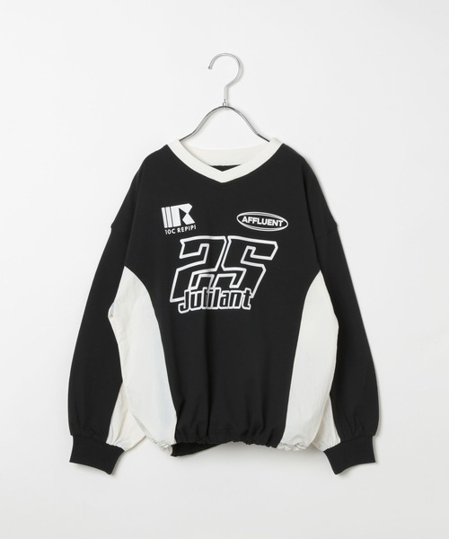 10C REPIPI（ジューシーレピピ）の「【10C REPIPI】ハイショクGAMEトップス（Tシャツ/カットソー・キッズ・ブラック/ホワイト/レッド・110cm/120cm/130cm）」の5枚目の写真