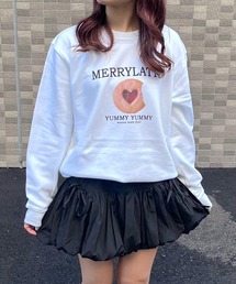 【軽量】デザートプリントトレーナー スウェット