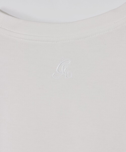 GRACE CLASS（グレースクラス）の「バックロゴ刺繍ノースリーブ（Tシャツ/カットソー・レディース・ホワイト/ブラック・36）」の13枚目の写真