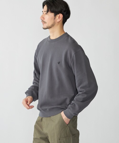 SHIPS(シップス)の「【WEB限定】SHIPS: ワンポイント ロゴ オープンエンド テリー ボールウォッシュ スウェット(スウェット・メンズ・ブラック/レッド/ネイビー・SMALL/MEDIUM/LARGE/X-LARGE)」の10枚目の写真