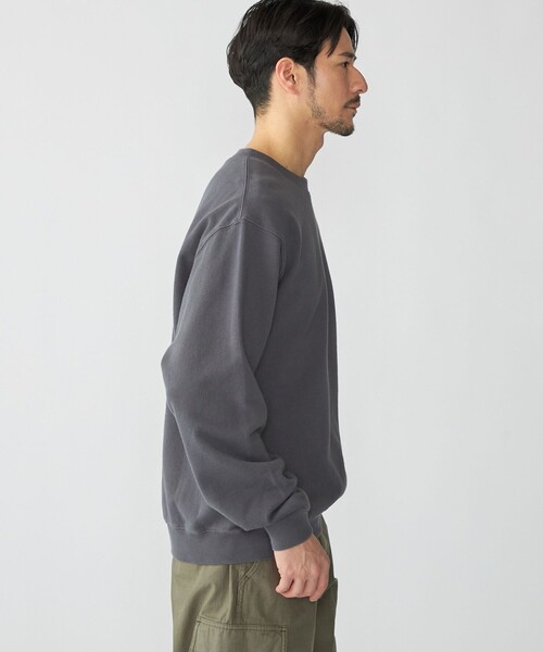 SHIPS(シップス)の「【WEB限定】SHIPS: ワンポイント ロゴ オープンエンド テリー ボールウォッシュ スウェット(スウェット・メンズ・ブラック/レッド/ネイビー・SMALL/MEDIUM/LARGE/X-LARGE)」の13枚目の写真