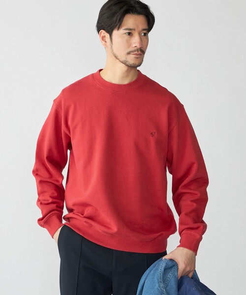 SHIPS(シップス)の「【WEB限定】SHIPS: ワンポイント ロゴ オープンエンド テリー ボールウォッシュ スウェット(スウェット・メンズ・ブラック/レッド/ネイビー・SMALL/MEDIUM/LARGE/X-LARGE)」の15枚目の写真