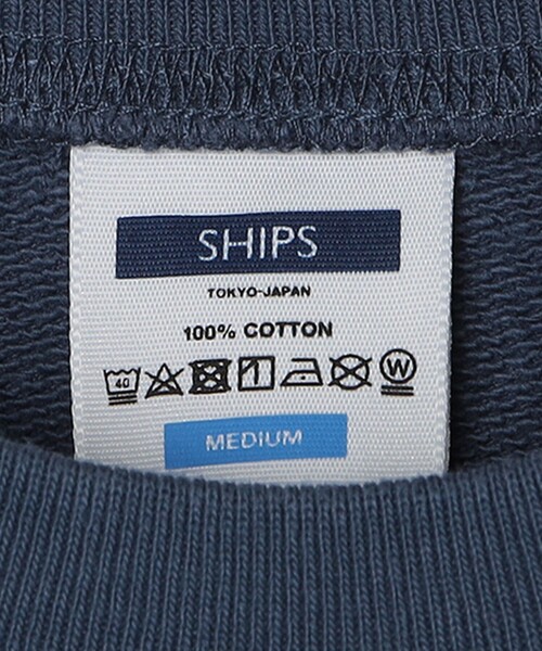 SHIPS(シップス)の「【WEB限定】SHIPS: ワンポイント ロゴ オープンエンド テリー ボールウォッシュ スウェット(スウェット・メンズ・ブラック/レッド/ネイビー・SMALL/MEDIUM/LARGE/X-LARGE)」の22枚目の写真