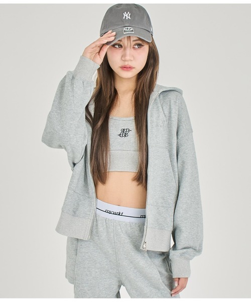 ANAP GｉRL（アナップガール）の「【ティーンズライン】スウェット刺繍 ブラトップ（M、Lサイズ（キャミソール・キッズ・グレー/ブラック/ライトブルー・M/L）」の22枚目の写真