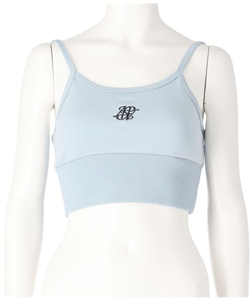 ANAP GｉRL（アナップガール）の「【ティーンズライン】スウェット刺繍 ブラトップ（M、Lサイズ（キャミソール・キッズ・グレー/ブラック/ライトブルー・M/L）」の8枚目の写真