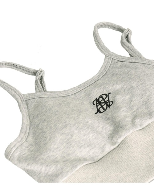 ANAP GｉRL（アナップガール）の「【ティーンズライン】スウェット刺繍 ブラトップ（M、Lサイズ（キャミソール・キッズ・グレー/ブラック/ライトブルー・M/L）」の7枚目の写真
