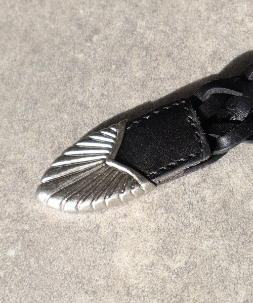 ADAM PATEK(アダムパテック)の「【ADAMPATEK/アダムパテック】braied leather belt(ベルト・メンズ・ブラック・FREE)」の3枚目の写真