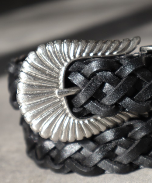 ADAM PATEK(アダムパテック)の「【ADAMPATEK/アダムパテック】braied leather belt(ベルト・メンズ・ブラック・FREE)」の5枚目の写真