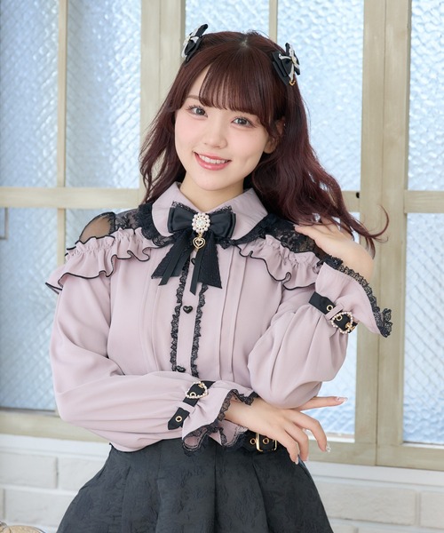 ROJITA ロジータ オフショルブラウス フリル　新品未使用 春 夏 ROJITA（ロジータ） ブラウス シャツ 「revival」ラッフル肩開き