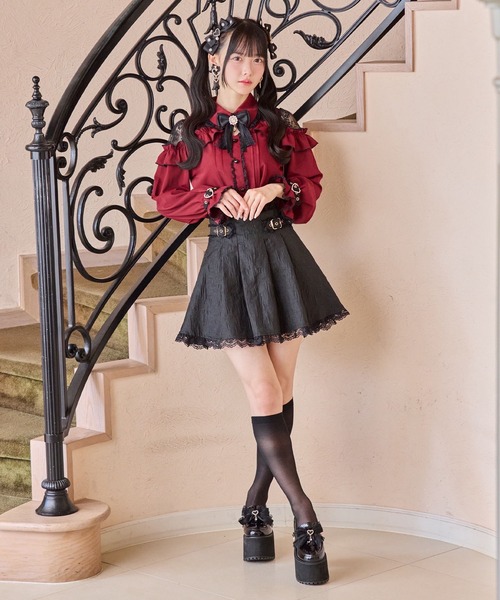 ROJITA（ロジータ）の「【再入荷】肩レーシーフリル切替ブラウス 