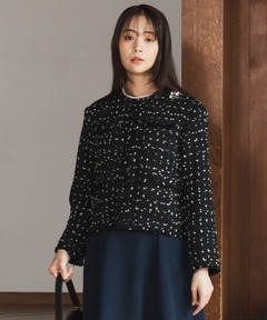 【chaco】VERY2月号掲載商品 ツイードジャケット 単品/セレモニー/卒業式（卒園式）/入学式（入園式）/学校行事/七五三/お宮参り/オフィス