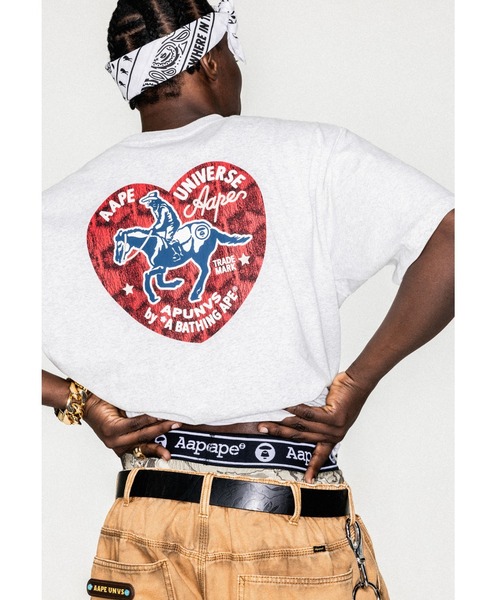 AAPE BY A BATHING APE(エーエイプバイアベイシングエイプ)の「AAPE THEME MAIN TEE(Tシャツ/カットソー・メンズ・オフホワイト・LARGE/MEDIUM/X-LARGE/SMALL)」の7枚目の写真