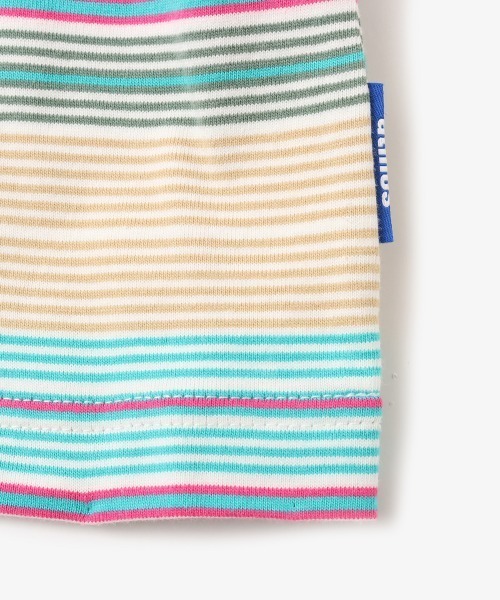 atmos(アトモス)の「atmos Multi-color Border LS T-shirt / アトモス マルチカラー ボーダー LS Tシャツ(Tシャツ/カットソー・メンズ・グリーン/ブラック・M/XL/L)」の7枚目の写真