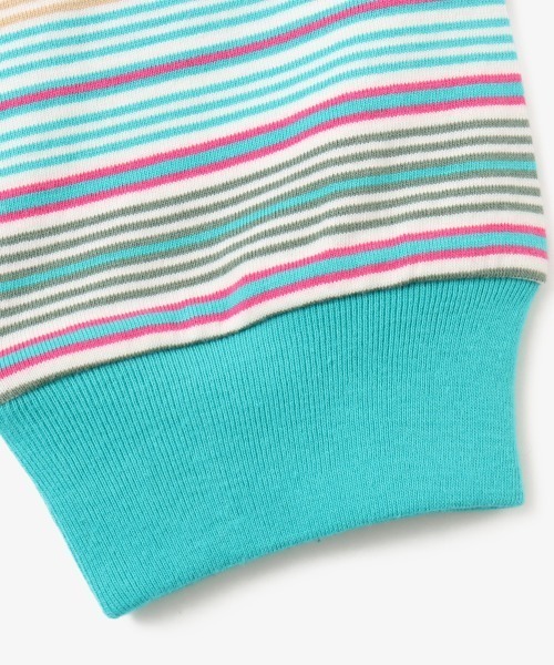 atmos(アトモス)の「atmos Multi-color Border LS T-shirt / アトモス マルチカラー ボーダー LS Tシャツ(Tシャツ/カットソー・メンズ・グリーン/ブラック・M/XL/L)」の8枚目の写真