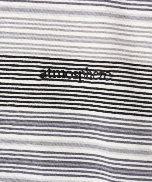 atmos(アトモス)の「atmos Multi-color Border LS T-shirt / アトモス マルチカラー ボーダー LS Tシャツ(Tシャツ/カットソー・メンズ・グリーン/ブラック・M/XL/L)」の12枚目の写真