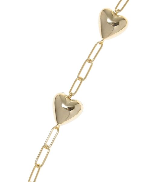 EVRIS（エヴリス）の「HEART MOTIF CHAINネックレス（ネックレス・レディース・ゴールド/シルバー・FREE）」の7枚目の写真