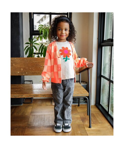 BREEZE（ブリーズ）の「【ジュニア対応】ケミカルブーツカットデニムパンツ（デニムパンツ・キッズ・ブラック/サックスブルー・80/90/100/110/120/130/150/140）」の7枚目の写真