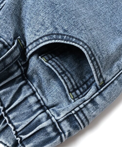 BREEZE（ブリーズ）の「【ジュニア対応】ケミカルブーツカットデニムパンツ（デニムパンツ・キッズ・ブラック/サックスブルー・80/90/100/110/120/130/150/140）」の22枚目の写真