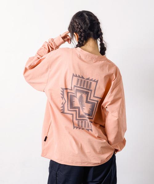 PENDLETON(ペンドルトン)の「【PENDLETON/ペンドルトン】SOLOTEX /ソロテックス/Jersey/ロングスリーズTシャツ(Tシャツ/カットソー・メンズ・ブラック/オフホワイト/サックスブルー/ホワイト系その他/サーモンピンク・M/L)」の5枚目の写真