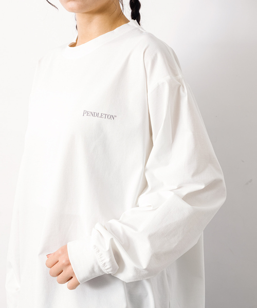 PENDLETON(ペンドルトン)の「【PENDLETON/ペンドルトン】SOLOTEX /ソロテックス/Jersey/ロングスリーズTシャツ(Tシャツ/カットソー・メンズ・ブラック/オフホワイト/サックスブルー/ホワイト系その他/サーモンピンク・M/L)」の22枚目の写真