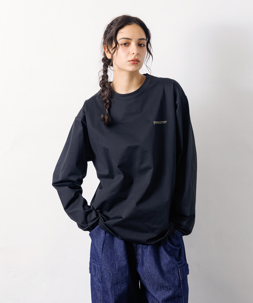 PENDLETON(ペンドルトン)の「【PENDLETON/ペンドルトン】SOLOTEX /ソロテックス/Jersey/ロングスリーズTシャツ(Tシャツ/カットソー・メンズ・ブラック/オフホワイト/サックスブルー/ホワイト系その他/サーモンピンク・M/L)」の16枚目の写真