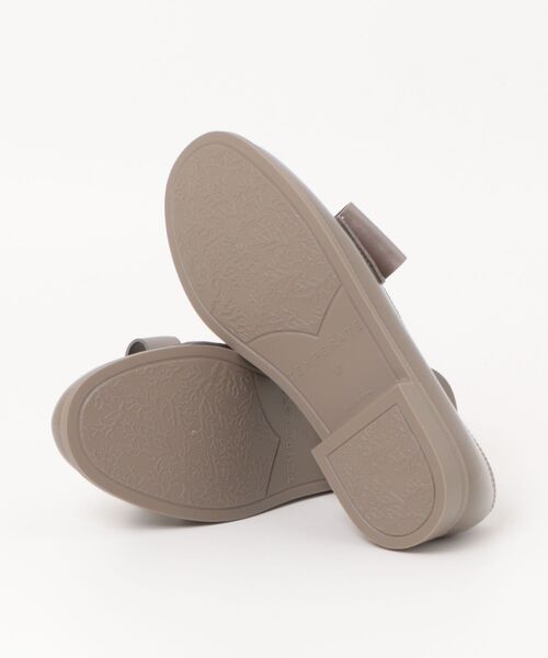 TEMPERATE（テンパレイト）の「DECO (TEMPERATE/テンパレイト)　おおきめリボン レインローファー（レインシューズ・レディース・グレー/ブラック・37/39/36/38/41/40）」の4枚目の写真