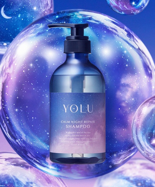 YOLU(ヨル)の「【新モデル】YOLU ヨル ナイトリペア シャンプー(シャンプー・レディース・カームナイトリペアシャンプー/リラックスナイトリペアシャンプー・FREE)」の1枚目の写真