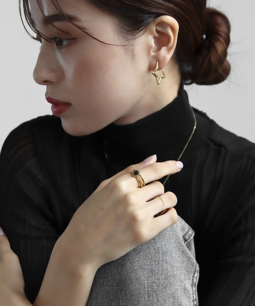 abaskdesign(アバスクデザイン)の「金属アレルギー対応 選べるデザイン シンプルステンレスリング(リング・レディース・ゴールド/ゴールド系その他/ゴールド系その他2・10号/13号/15号/3号/6号)」の5枚目の写真